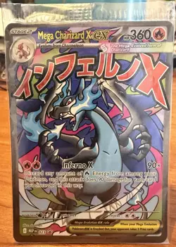 Mega Charizard X EX Japanese Sealed Promo M Charizard X Pokemon Card - Image 1