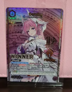 Union Arena TCG Winner Card Dorothy Raised Foil English UEPR/NIK-1-042 - Image 1