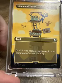 Command Tower (Borderless) #360 (NM) Fallout PIP Magic MTG - Image 5