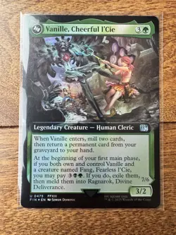 Magic MTG Final Fantasy - Vanille, Cheerful l'Cie EXTENDED ART FOIL 0475 - Image 1