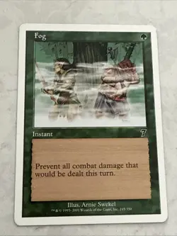 MTG Fog 7th Edition Regular Magic The Gathering LP - Image 1