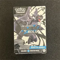 Pokemon Scarlet & Violet Black Bolt Booster Bundle Box Zekrom English TCG - Image 1