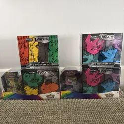 Pokemon SW&SH Evolving Skies ETB Bundle. Pkc Etb, 1st Print Run, Costco 2 Pack - Image 1
