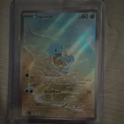 Pokemon Squirtle Illustration Rare Holo 170/165 Sv: Scarlet & Violet 151 - Image 1