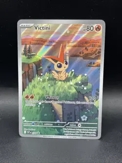 Pokemon - Victini SVP 208 - Promo Illustration Black Bolt/White Flare Rare - Image 1