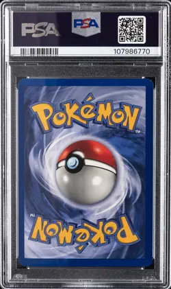 1999 POKEMON BASE SET UNLIMITED #6 GYARADOS-HOLO PSA 8 - Image 2