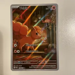 Vulpix Illustration Rare - Near Mint - Mega Evolution - 138/132 - Pokemon TCG - Image 1