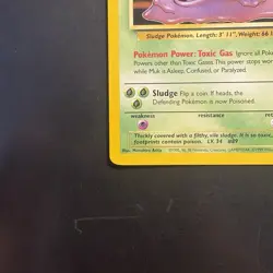 Pokemon Vintage Non-Holo Rare Muk 28/62 Fossil WotC 1999 - Image 5