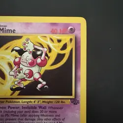 Pokemon Non-Holo Rare Mr. Mime Jungle 22/64 WotC 1999 - Image 3