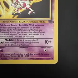 Pokemon Non-Holo Rare Mr. Mime Jungle 22/64 WotC 1999 - Image 4