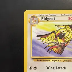 Pokemon Vintage Non-holo Rare Pidgeot Jungle 24/64 WotC 1999 - Image 2