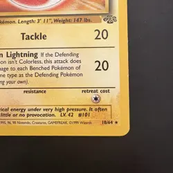 Pokemon Vintage Non-Holo Rare Electrode 18/64 Jungle WotC 1999 - Image 4