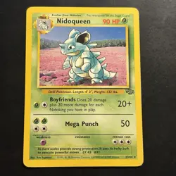 Pokemon Vintage Non-holo Rare Nidoqueen Jungle 23/64 WotC 1999 - Image 1