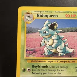 Pokemon Vintage Non-holo Rare Nidoqueen Jungle 23/64 WotC 1999 - Image 2