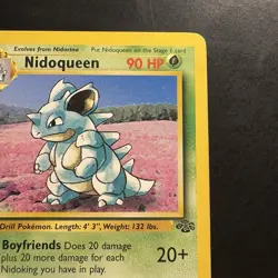 Pokemon Vintage Non-holo Rare Nidoqueen Jungle 23/64 WotC 1999 - Image 3