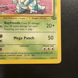 Pokemon Vintage Non-holo Rare Nidoqueen Jungle 23/64 WotC 1999 - Image 4