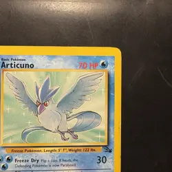 Vintage Pokemon Non-Holo Rare Articuno 17/62 Fossil Wotc 1999 - Image 3