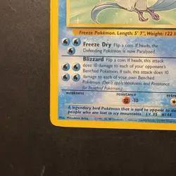 Vintage Pokemon Non-Holo Rare Articuno 17/62 Fossil Wotc 1999 - Image 5