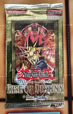 Yu-Gi-Oh! Rise of Destiny 1st Edition Booster Pack - EURO Sealed - Image 1