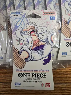 (Lot Of 10) One Piece OP-05 Awakening of the New Era Sleeved Booster Packs - Image 2