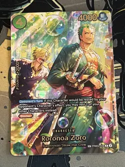 Roronoa Zoro SP NM English PRB2-006 (OP14) One Piece CCG TCG - Image 1