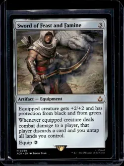 2024 Magic MTG Universes Beyond: AssassinUs Creed Sword of Feast and Famine #99 - Image 1
