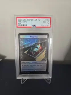 PSA 10 Treasure Token (1736) (Rainbow Foil) Secret Lair Drop Foil - Image 1