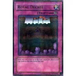 Royal Decree HL03-EN006 Yu-Gi-Oh! Card Ultra Parallel Rare Limited Edition - Image 1