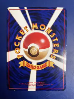 Pokemon Vintage Card Japanese Old Back Vending Glossy Magmar LP/NM - Image 2