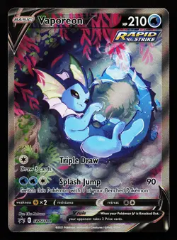 Vaporeon V SWSH181 Sword & Shield Promo Pokemon Card - Image 1