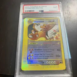 2003 Crystal Charizard WOTC Skyridge Reverse Foil Pokemon Card PSA 9 - Image 1