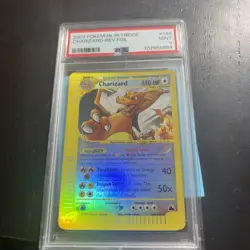 2003 Crystal Charizard WOTC Skyridge Reverse Foil Pokemon Card PSA 9 - Image 2