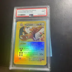 2003 Crystal Charizard WOTC Skyridge Reverse Foil Pokemon Card PSA 9 - Image 4