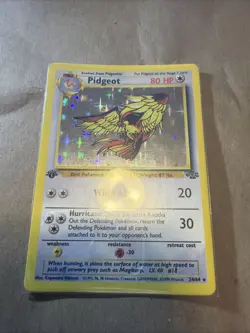 Pidgeot Jungle 8/64 1st Edition Holo Rare Card Pokemon TCG Light Play - Image 1