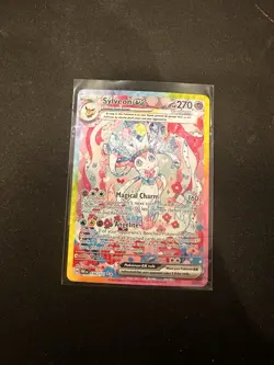 Pokemon Sylveon EX TCG Card SIR 156/131 Prismatic Evolutions - Image 1