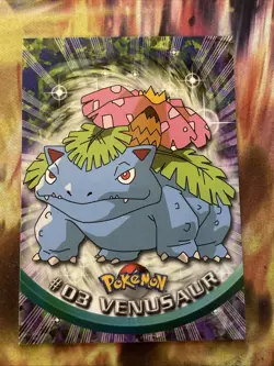Venusaur #3 - Topps BLUE LOGO - NON-HOLO - Pokemon Card - TV Animation Series 1 - Image 1