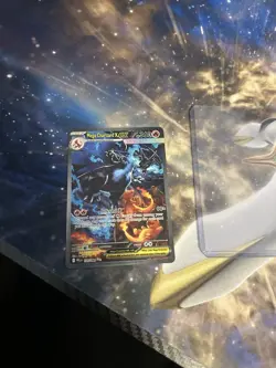 Pokemon Mega Charizard X EX Card 123/090 Stage 2 360HP 90x English - Image 2