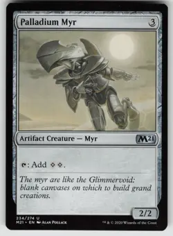 Palladium Myr U Core Set 2021 234 MTG - Image 1