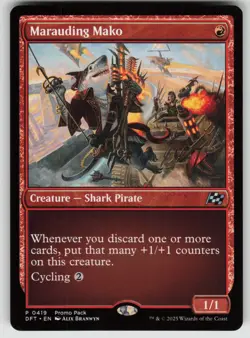 Marauding Mako U Promo Pack: Aetherdrift 419 MTG - Image 1