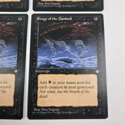 MTG 4x Songs of the Damned Ice Age Pauper Legacy Magic the Gathering x4 Lp - Image 3