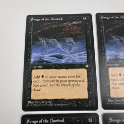 MTG 4x Songs of the Damned Ice Age Pauper Legacy Magic the Gathering x4 Lp - Image 4