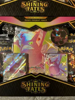 Pokemon Shining Fates VMAX Premium Collection Boxes Set Default & Crobat Sealed - Image 2