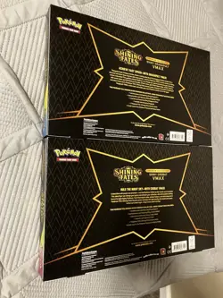 Pokemon Shining Fates VMAX Premium Collection Boxes Set Default & Crobat Sealed - Image 5