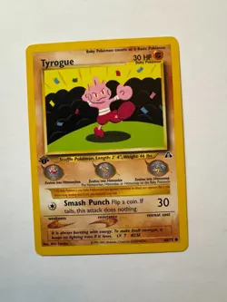 Tyrogue 66/75 - 1st Edition - Common - Pokemon Pre-owned - Image 1