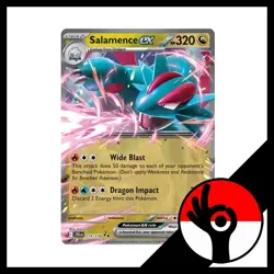 Pokemon TCG: Journey Together - 114/159 - Salamence Ex - Image 1