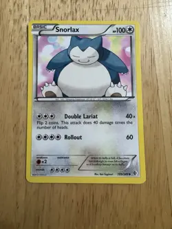 Snorlax - 109/149 Boundaries Crossed - Pokemon TCG - 2012 - Image 1