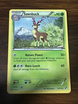 Sawsbuck 14/114 l Black & White Pokemon TCG LP - Image 1