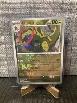Pokemon TCG: Haxorus - (Master Ball Pattern) Holo Rare Black Bolt 072/086 NM - Image 1