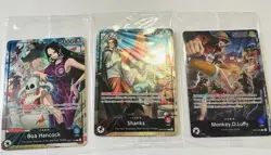 One Piece PSA Magazine Promo Card Complete Set Luffy - Boa & Shanks Sealed - Image 1