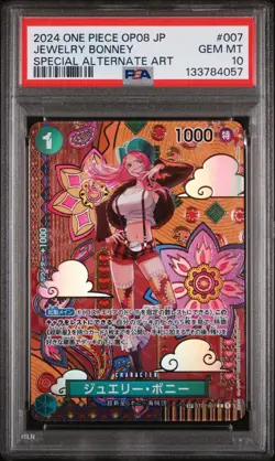 Alternate Art Jewelry Bonney One Piece 2024 OP08 Japanese SP ST02-007 PSA 10 - Image 1